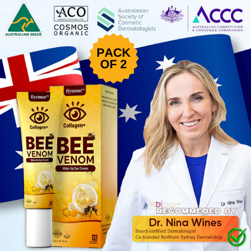 COLLAGEN+ BEE VENOM WAKE UP EYE CREAM (PACK OF 2)